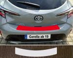 Lackschutzfolie Ladekantenschutz transparent 150 µm für Toyota Corolla Schrägheck Limousine ab 2019